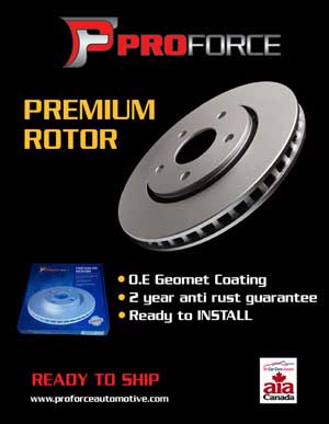 Proforce 31433 Rear TOP QUALITY DISC ROTOR